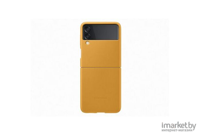 Чехол для телефона Samsung для Galaxy Z Flip3 Leather Cover Mustard [EF-VF711LYEGRU]