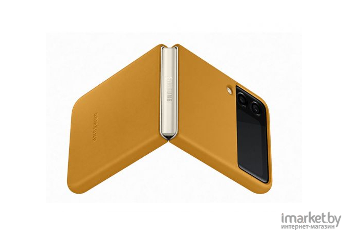 Чехол для телефона Samsung для Galaxy Z Flip3 Leather Cover Mustard [EF-VF711LYEGRU]