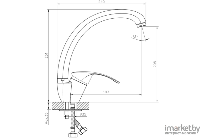 Смеситель Decoroom DR71021