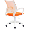 Офисное кресло Бюрократ CH-W 695NLT TW-38-3 TW-96-1 оранжевый/белый