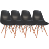 Комплект стульев Loftyhome Acacia Black 4 шт [VC1001W-B-4]