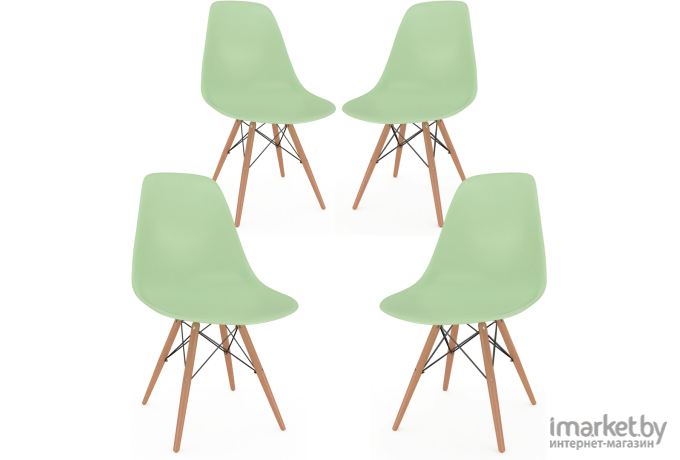 Комплект стульев Loftyhome Acacia Mint 4 шт [VC1001W-M-4]