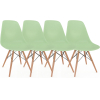 Комплект стульев Loftyhome Acacia Mint 4 шт [VC1001W-M-4]