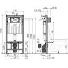 Унитаз подвесной Creavit Tetra с инсталляцией + сиденье + панель M570 белая [TP326-11CB00E-0000+KC2103.01.0000E+AM101/1120+M570]