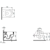 Унитаз Bocchi V-Tondo Compacto Rimless подвесной [1417-001-0129]