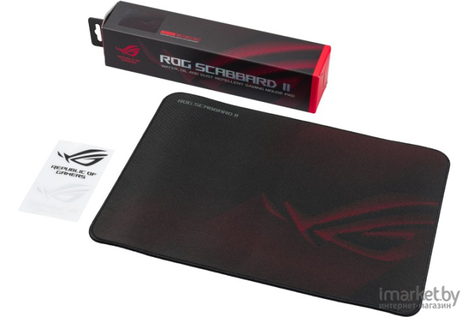 Коврик для мыши ASUS ROG Scabbard II medium [90MP02H0-BPUA00]