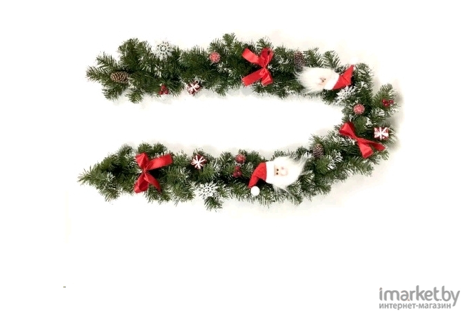 Новогоднее украшение Merry Bear Гирлянда с шишками 1.8 м [E22-180-HB1]