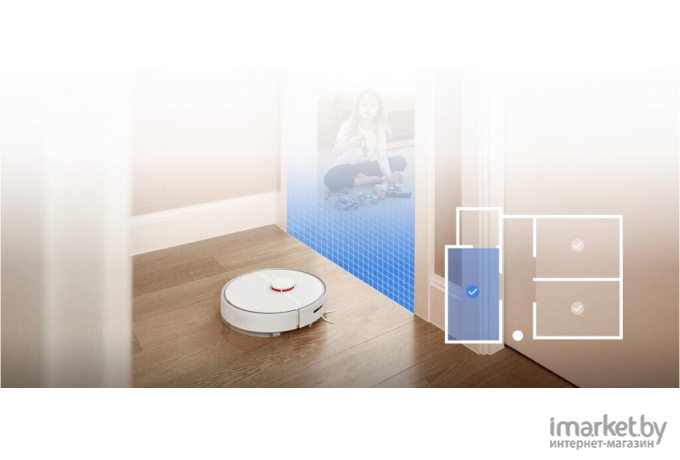 Робот-пылесос 360 Robot Vacuum Cleaner S6 White