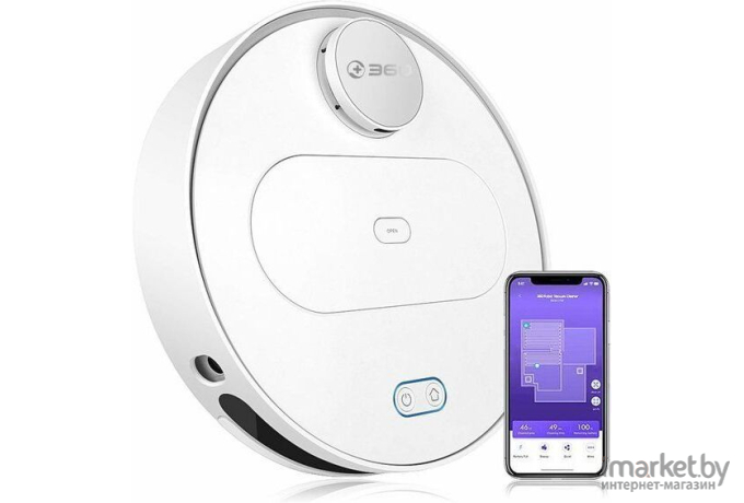 Робот-пылесос 360 Robot Vacuum Cleaner S6 White