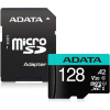 Карта памяти A-Data MICRO SDXC 128GB W/AD [AUSDX128GUI3V30SA2-RA1]