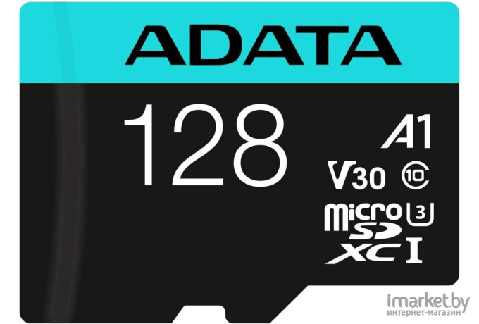 Карта памяти A-Data MICRO SDXC 128GB W/AD [AUSDX128GUI3V30SA2-RA1]