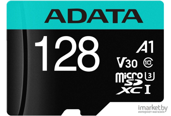 Карта памяти A-Data MICRO SDXC 128GB W/AD [AUSDX128GUI3V30SA2-RA1]