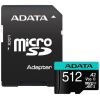 Карта памяти A-Data MICRO SDXC 512GB W/AD [AUSDX512GUI3V30SA2-RA1]