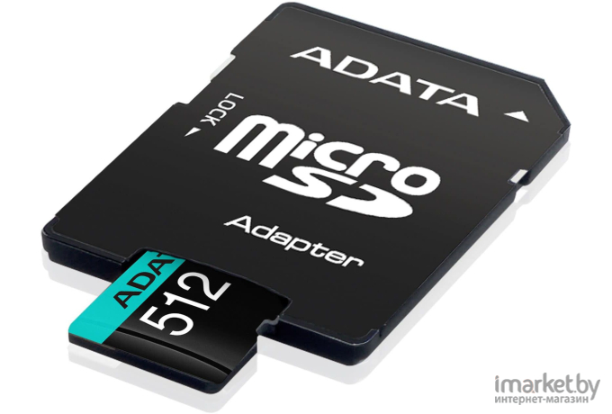 Карта памяти A-Data MICRO SDXC 512GB W/AD [AUSDX512GUI3V30SA2-RA1]