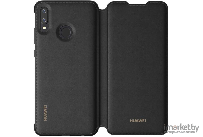 Чехол для телефона Huawei Y7 2019 flip cover черный