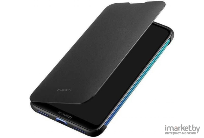 Чехол для телефона Huawei Y7 2019 flip cover черный