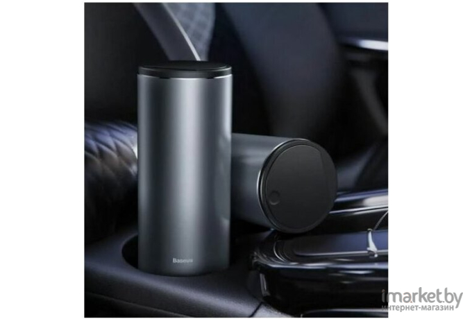 Автомобильный контейнер для мусора Baseus CRLJT-0G Gentleman Style Vehicle-mounted Trash Can 500ml Dark Gray