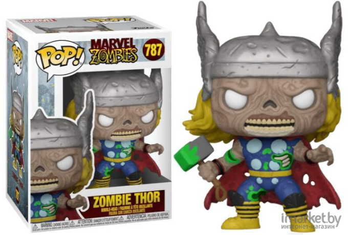 Игрушка Funko POP! Bobble Marvel Marvel Zombies Thor (GW) (Exc) 55646 [Fun25491131]