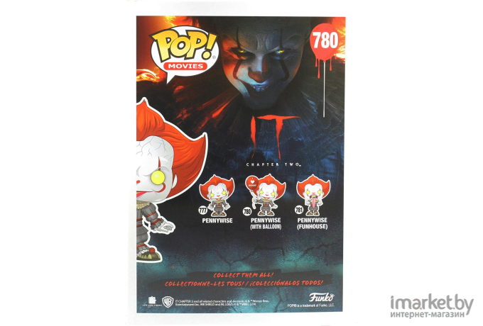 Игрушка Funko POP! Movies IT Chapter 2 Pennywise w/ Balloon 40630 [Fun2379]