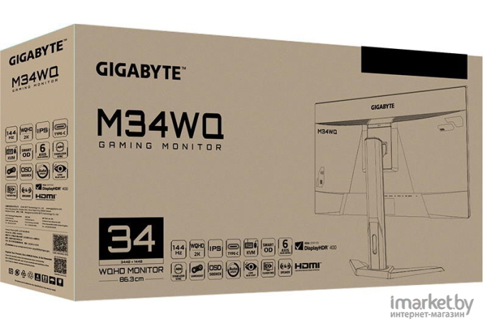 Монитор Gigabyte M34WQ-EK