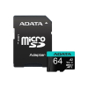 Карта памяти A-Data MICRO SDXC 64GB [AUSDX64GUI3V30SA2-RA1]