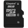 Карта памяти Kingston microSDHC 8Gb Class10 [SDCIT2/8GB]