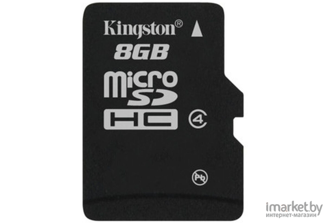 Карта памяти Kingston microSDHC 8Gb Class10 [SDCIT2/8GB]