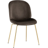 Стул Stool Group Beetle коричневый [8329 VELVET BROWN]