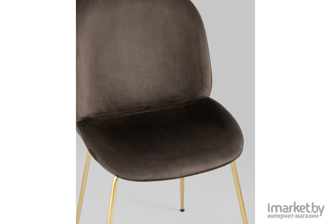 Стул Stool Group Beetle коричневый [8329 VELVET BROWN]