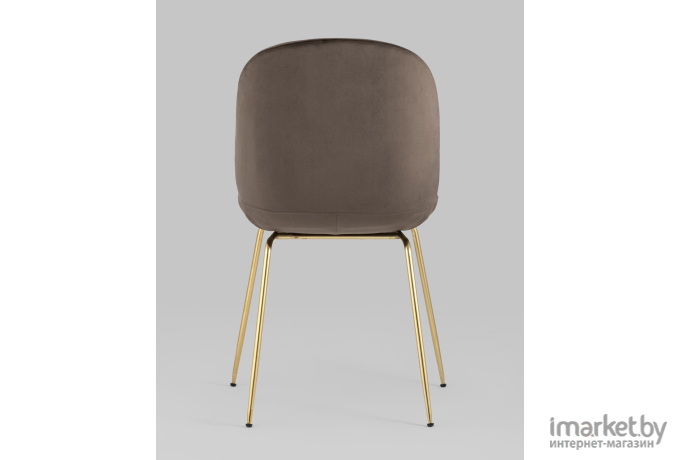 Стул Stool Group Beetle коричневый [8329 VELVET BROWN]