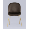 Стул Stool Group Beetle коричневый [8329 VELVET BROWN]