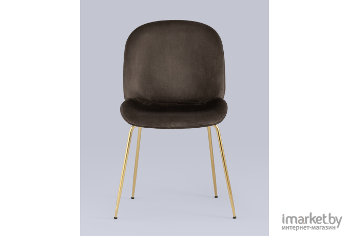 Стул Stool Group Beetle коричневый [8329 VELVET BROWN]