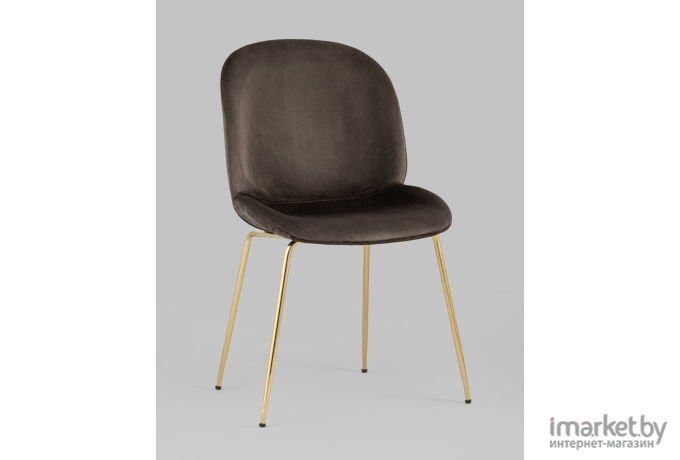 Стул Stool Group Beetle коричневый [8329 VELVET BROWN]