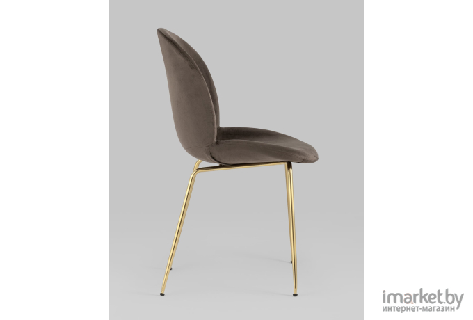 Стул Stool Group Beetle коричневый [8329 VELVET BROWN]