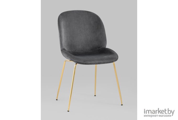 Стул Stool Group Beetle серый [8329 VELVET GREY]