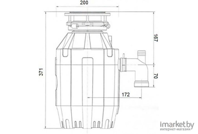 Измельчитель пищевых отходов Bone Crusher ВС 910 AS