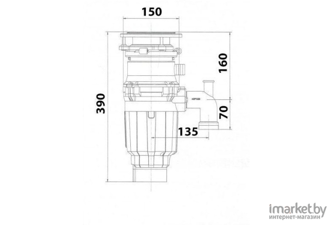 Измельчитель пищевых отходов Bone Crusher ВС 910 AS