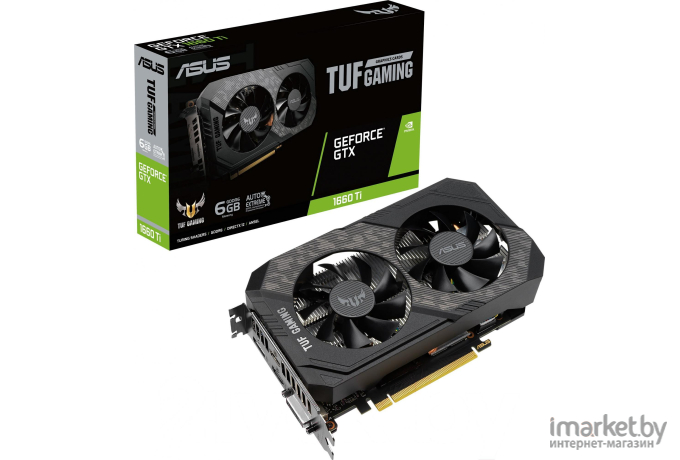 Видеокарта ASUS 1660TI 6144Mb 192 GDDR6 [TUF-GTX1660TI-6G-EVO-GAMING]