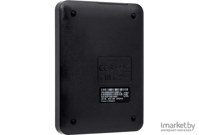 Внешний жесткий диск HDD WD Portable 1TB [WDBUZG0010BBK]