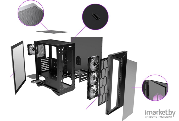 Корпус для компьютера MSI MPG Gungnir 110R