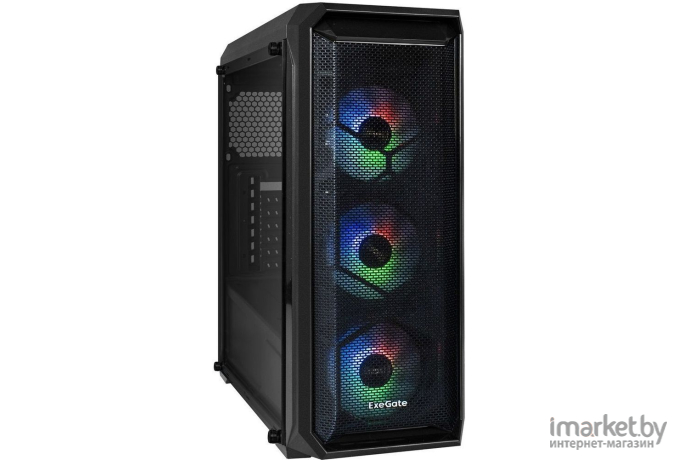 Корпус для компьютера ExeGate i3 Neo ATX Без БП Black [EX289023RUS]