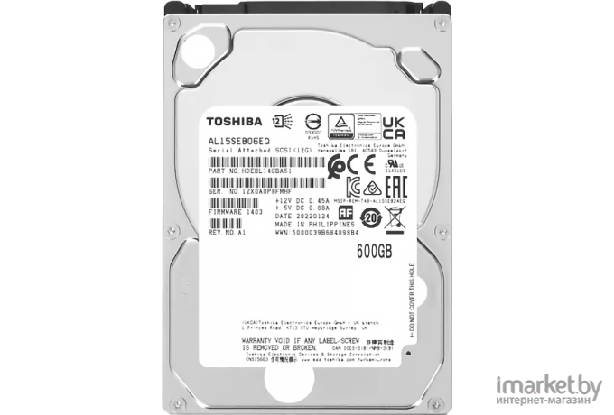 Жесткий диск Toshiba 600Gb [AL15SEB06EQ]