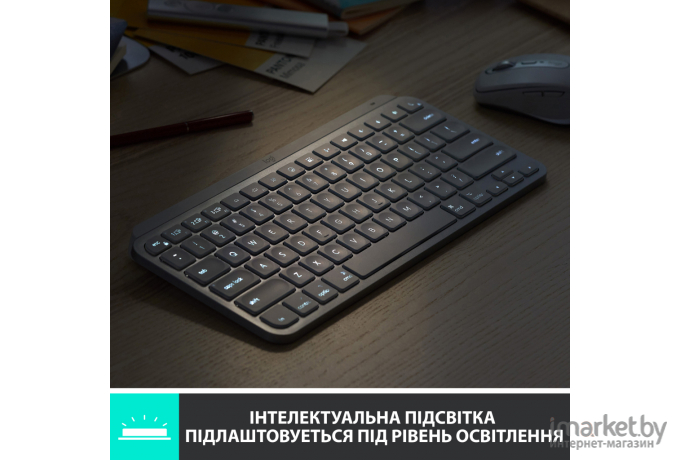 Клавиатура Logitech MX Keys Mini Minimalist Graphite (920-010501)