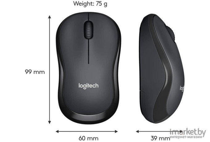 Мышь Logitech Box [910-006510]