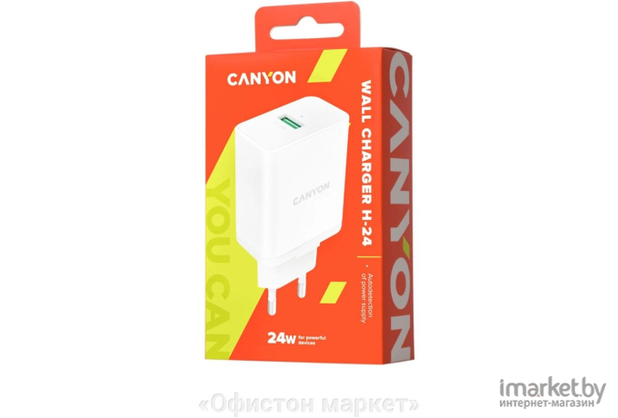 Сетевое зарядное устройство Canyon CNE-CHA24W