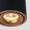 Накладной точечный светильник Elektrostandard DLR031 15W 4200K 3100 черный матовый/золото