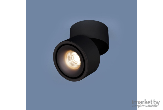 Накладной точечный светильник Elektrostandard DLR031 15W 4200K 3100 черный матовый/золото