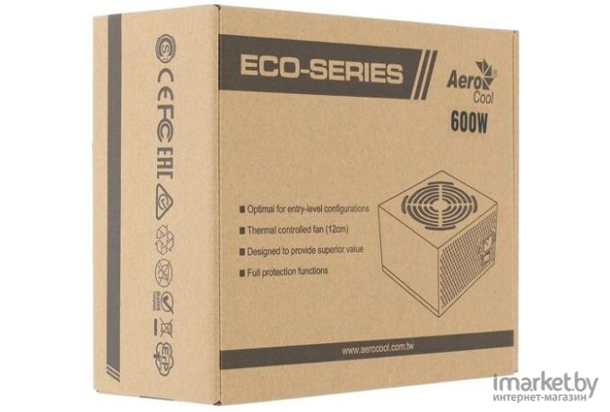 Блок питания AeroCool ECO-600W