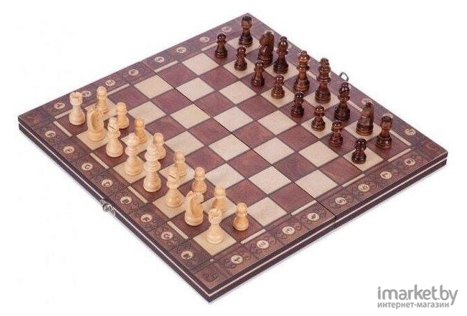 Настольная игра Xinliye Набор Шахматы, шашки, нарды [W7703H]