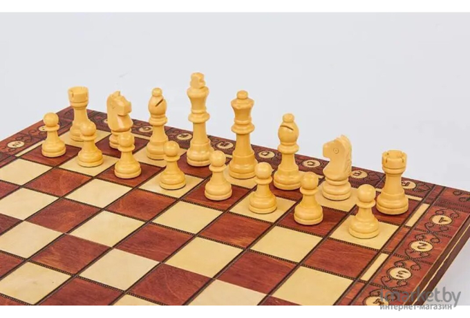Настольная игра Xinliye Набор Шахматы, шашки, нарды [W7702H]